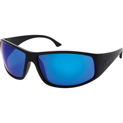 Cobbler, Matte Black/Blue Mirror Polarised Lenses