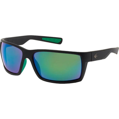 Cobia, Matte Black/Green Mirror Polarised Lenses