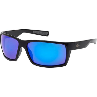Cobia, Shiny Black/Blue Mirror Polarised Lenses