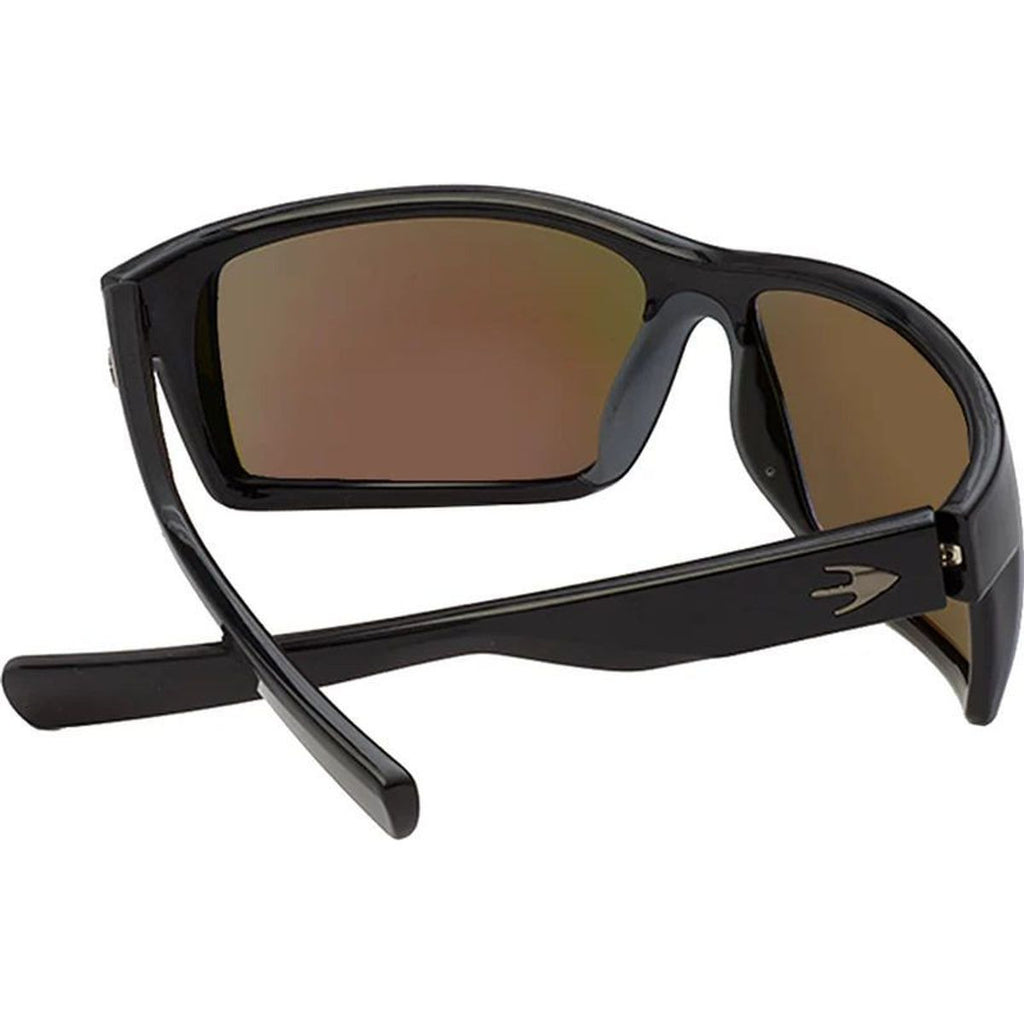 Cobia, Shiny Black/Blue Mirror Polarised Lenses