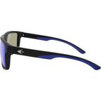 Yellowfin, Rubber Black/Blue Mirror Polarised Lenses