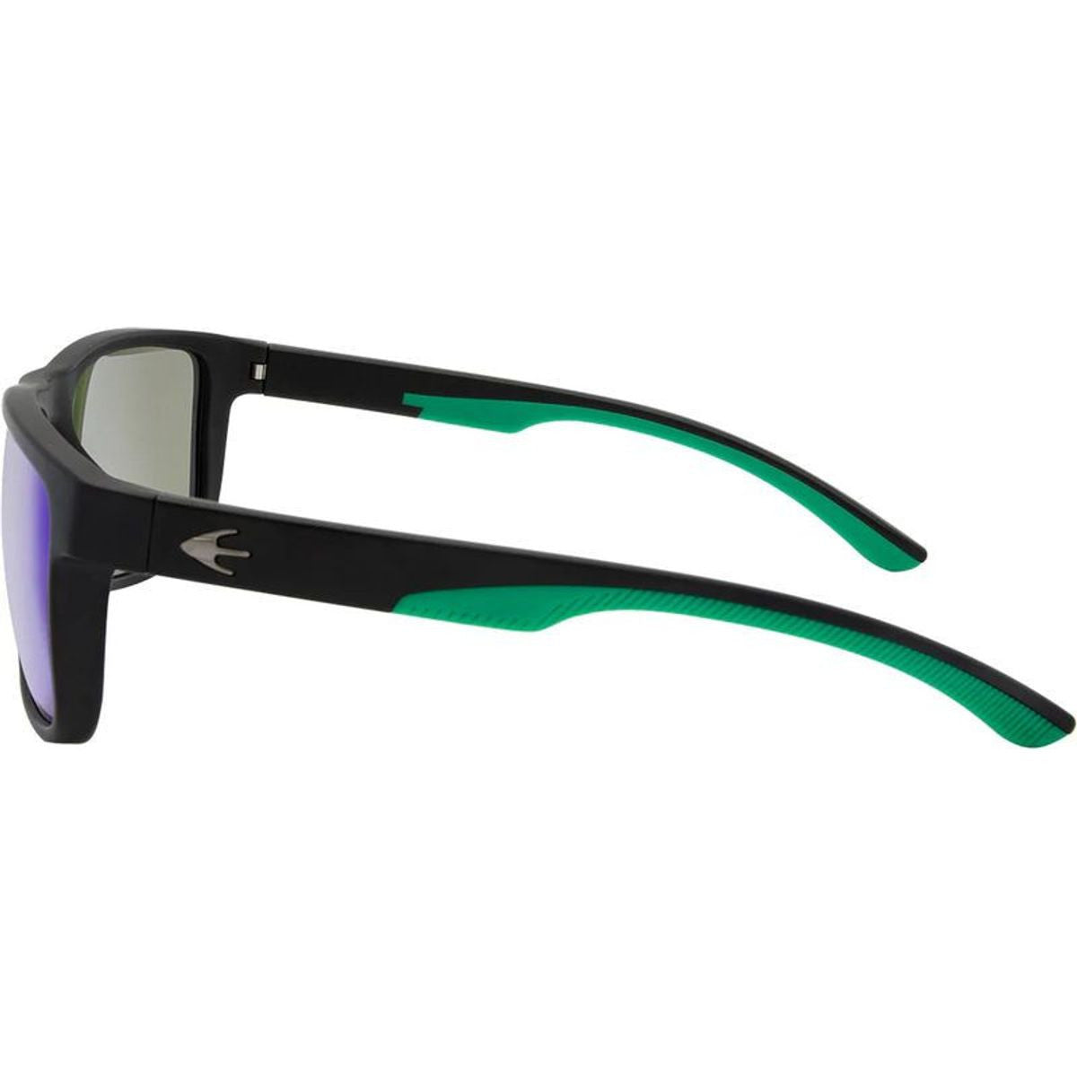 Yellowfin, Rubber Black/Green Mirror Polarised Lenses