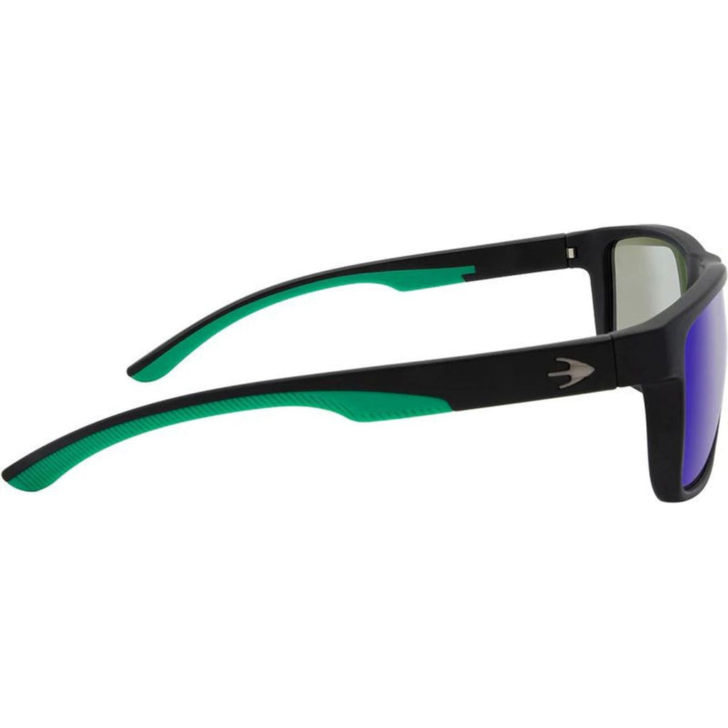 Yellowfin, Rubber Black/Green Mirror Polarised Lenses