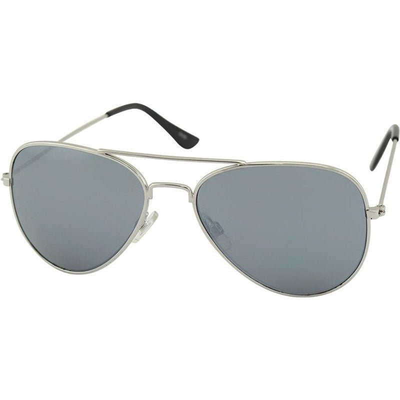 Elvis - Kids, Silver/Silver Mirror Lenses