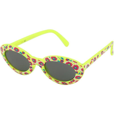 Fruitloop - Infant, Yellow Pink Flower/Grey Lenses