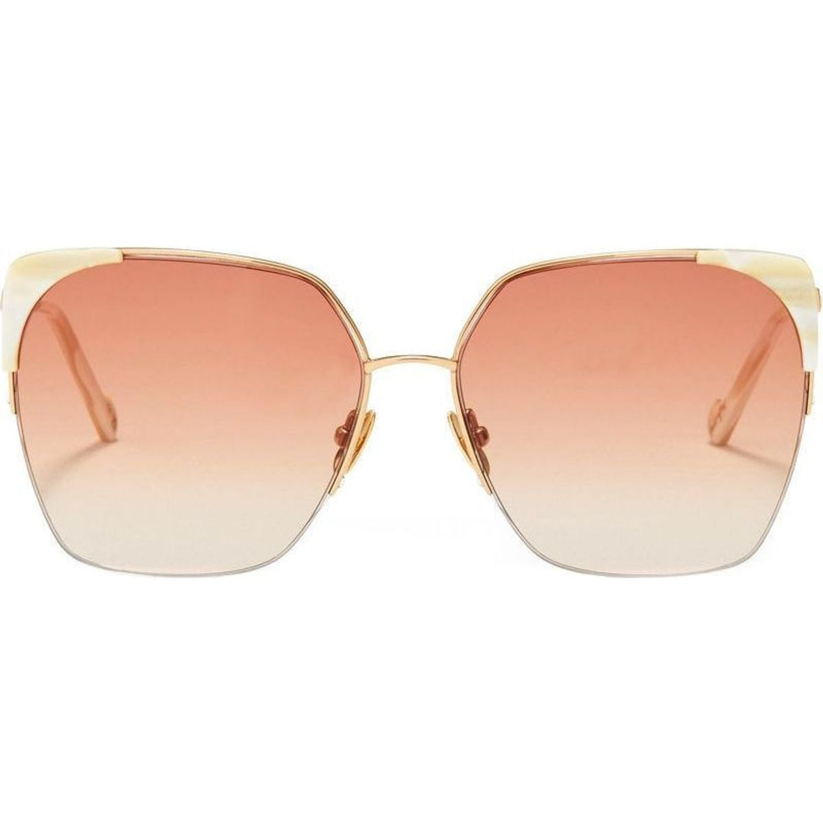 Iris, Mother of Pearl/Peach Gradient Lenses