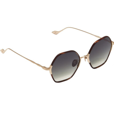 Yanni II, Brown Havana/Green Gradient Lenses