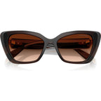 SK6047, Transparent Brown/Brown Gradient Lenses