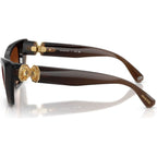 SK6047, Transparent Brown/Brown Gradient Lenses
