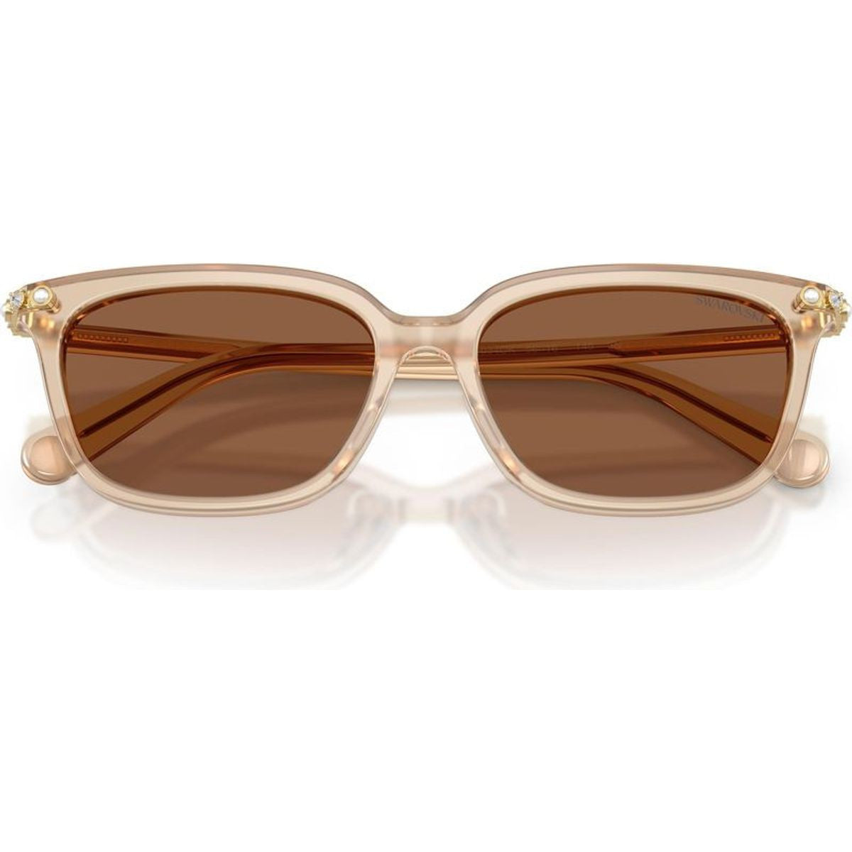 SK6064D, Milky Beige/Bronze Lenses