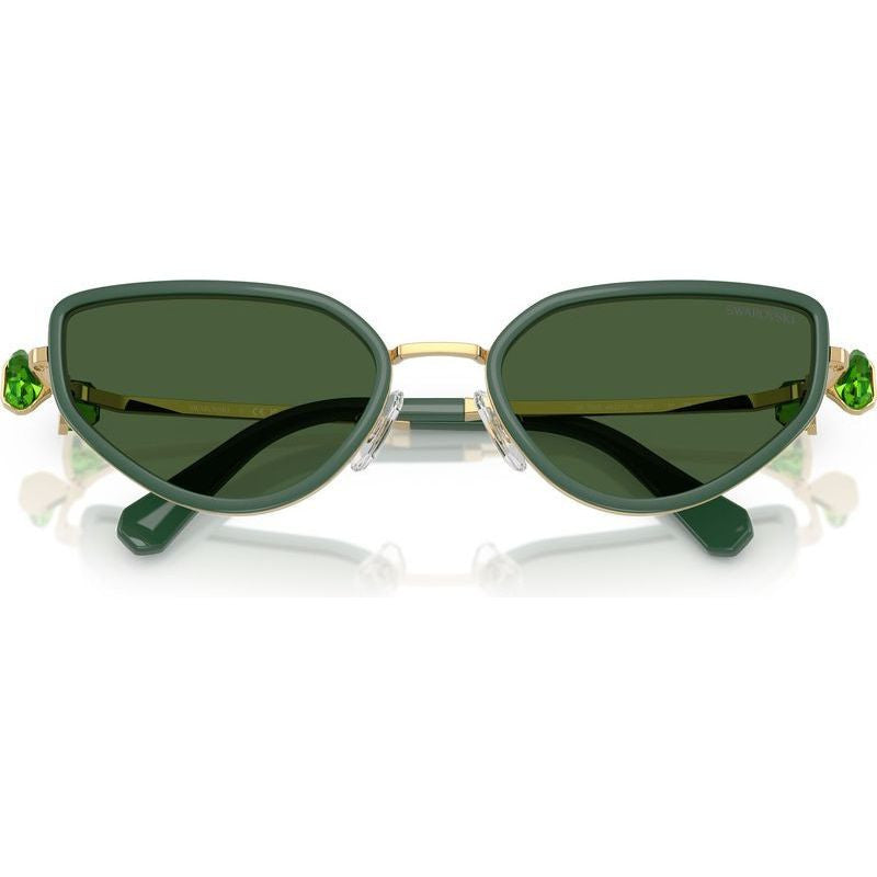 SK7027, Gold/Dark Green Lenses