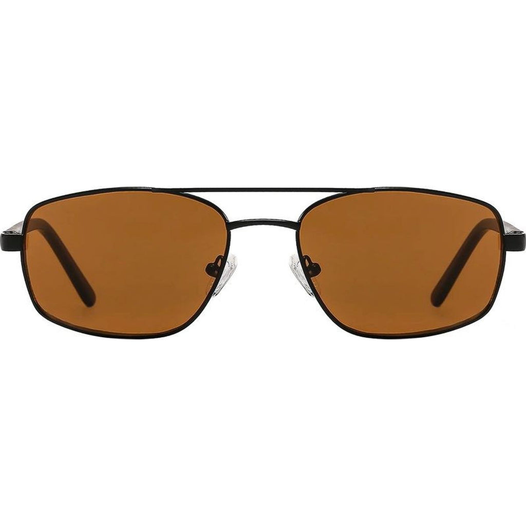 Astley, Matte Black/Hazelnut Brown Lenses