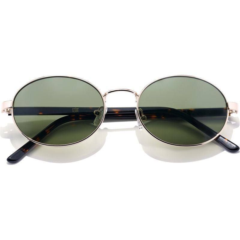 Finch, Polished Gold/Moss Green Lenses