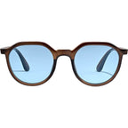 Highway, Chocolate/Aqua Blue Lenses
