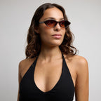 Nolan, Mocha/Before Sunset Red Orange Gradient Lenses