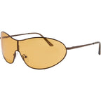 Ruse, Polished Bronze/Caramello Brown Lenses