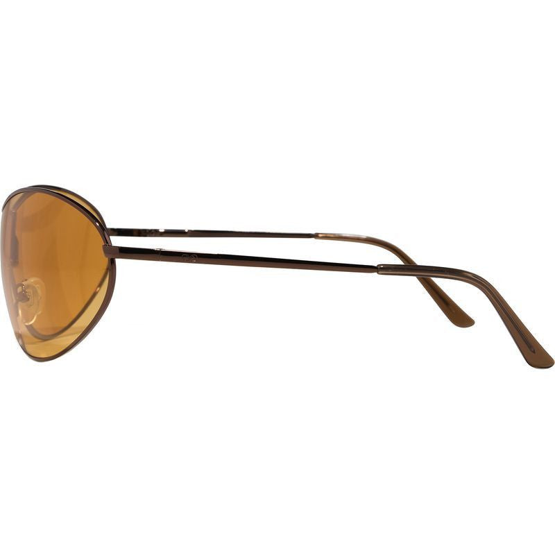 Ruse, Polished Bronze/Caramello Brown Lenses