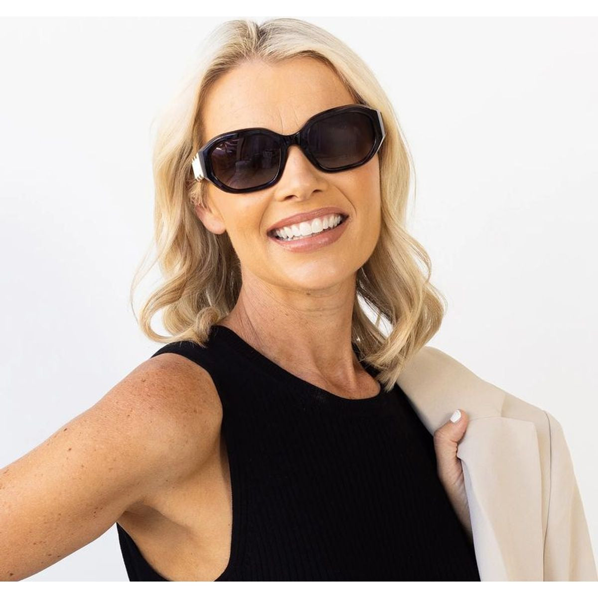 Teagan, Tortoiseshell/Brown Polarised Lenses