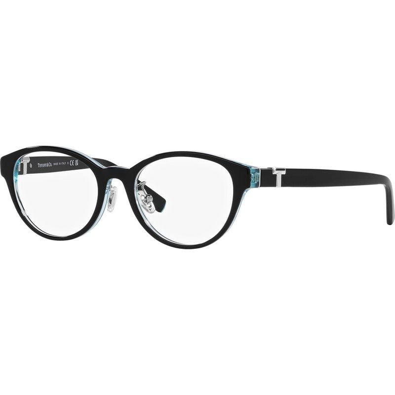 TF2236D, Black on Crystal Tiffany Blue/Clear Lenses 48 Eye Size