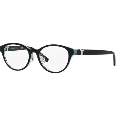 TF2236D, Black on Crystal Tiffany Blue/Clear Lenses 48 Eye Size