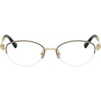 TF1171D, Black on Pale Gold/Clear Lenses
