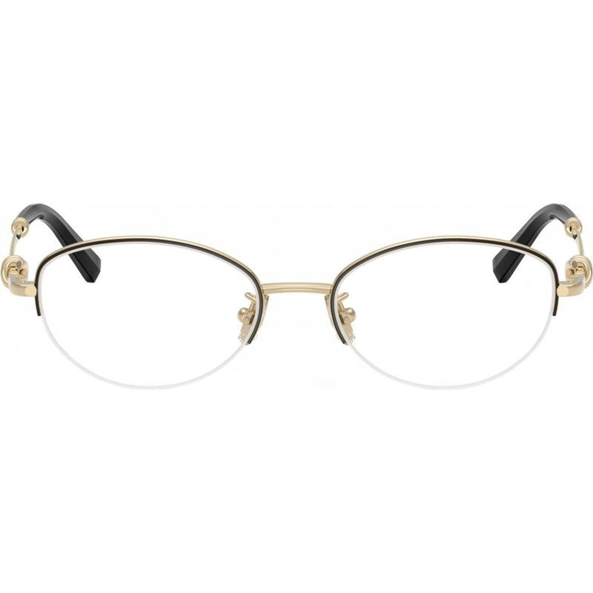TF1171D, Black on Pale Gold/Clear Lenses