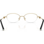 TF1171D, Black on Pale Gold/Clear Lenses
