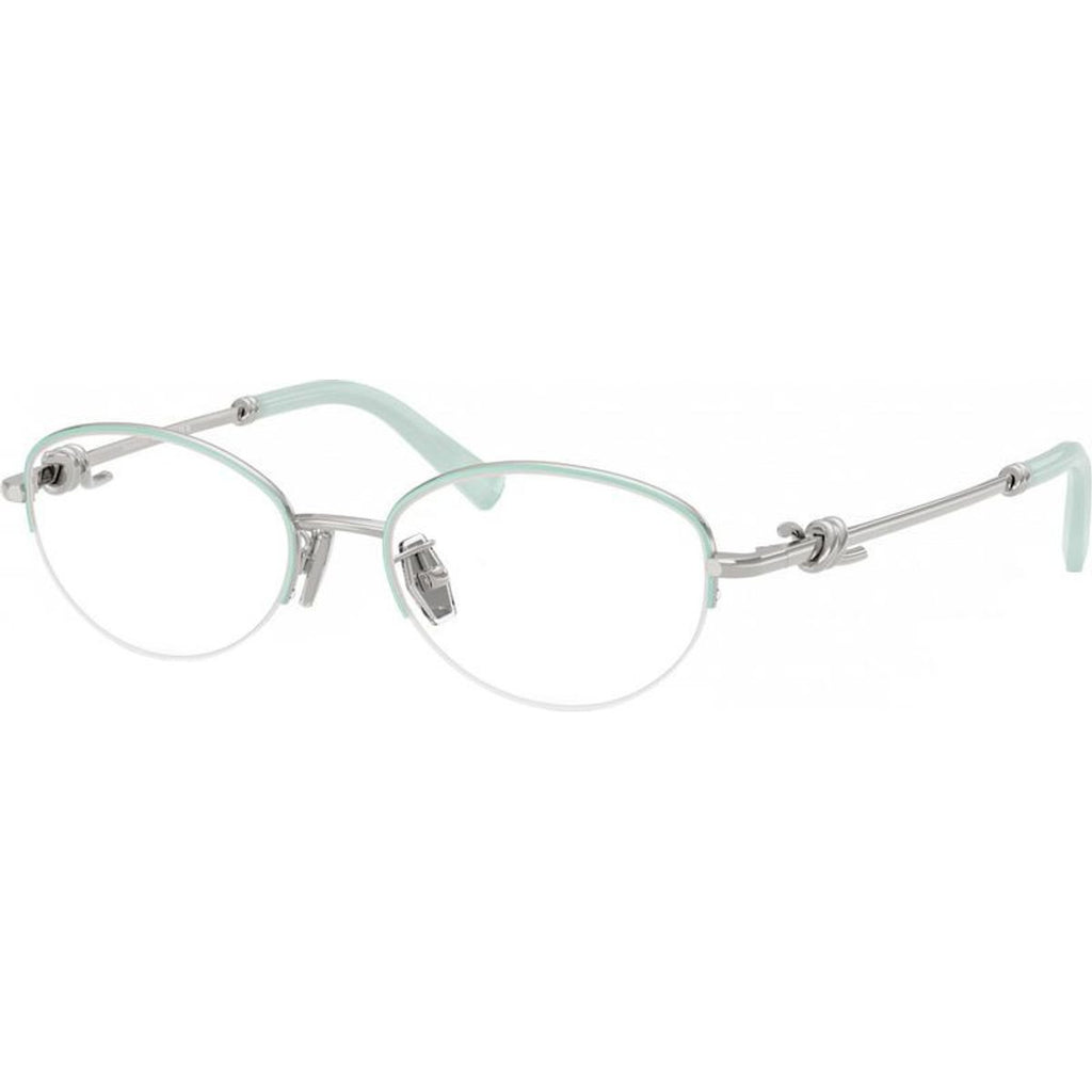 TF1171D, Tiffany Blue on Silver/Clear Lenses