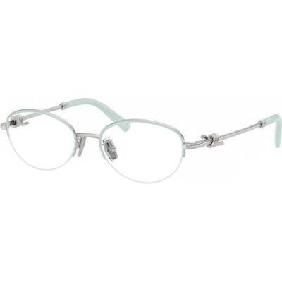 TF1171D, Tiffany Blue on Silver/Clear Lenses