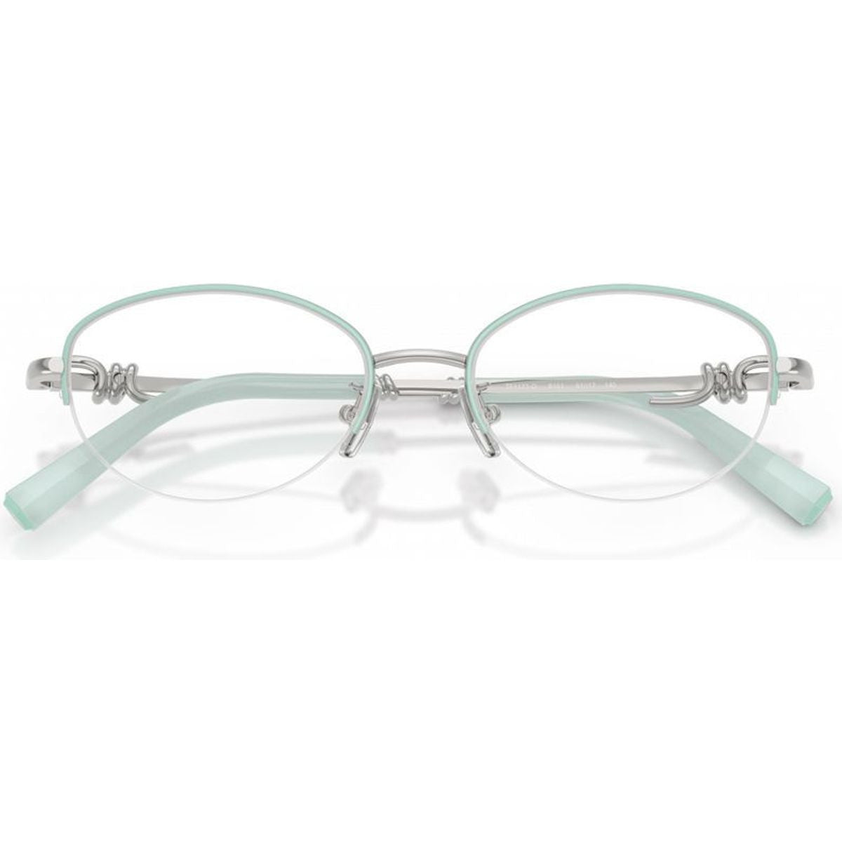 TF1171D, Tiffany Blue on Silver/Clear Lenses