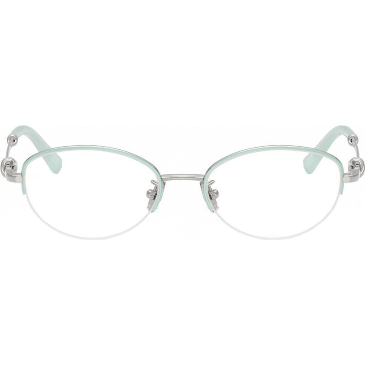 TF1171D, Tiffany Blue on Silver/Clear Lenses