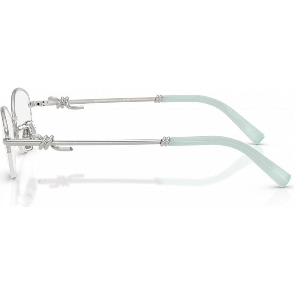 TF1171D, Tiffany Blue on Silver/Clear Lenses
