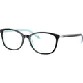 TF2109BF, Black on Striped Tiffany Blue/Clear Lenses