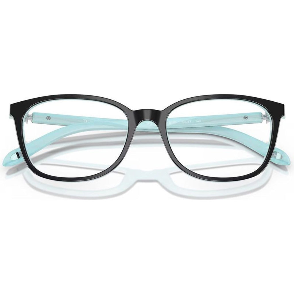 TF2109BF, Black on Striped Tiffany Blue/Clear Lenses