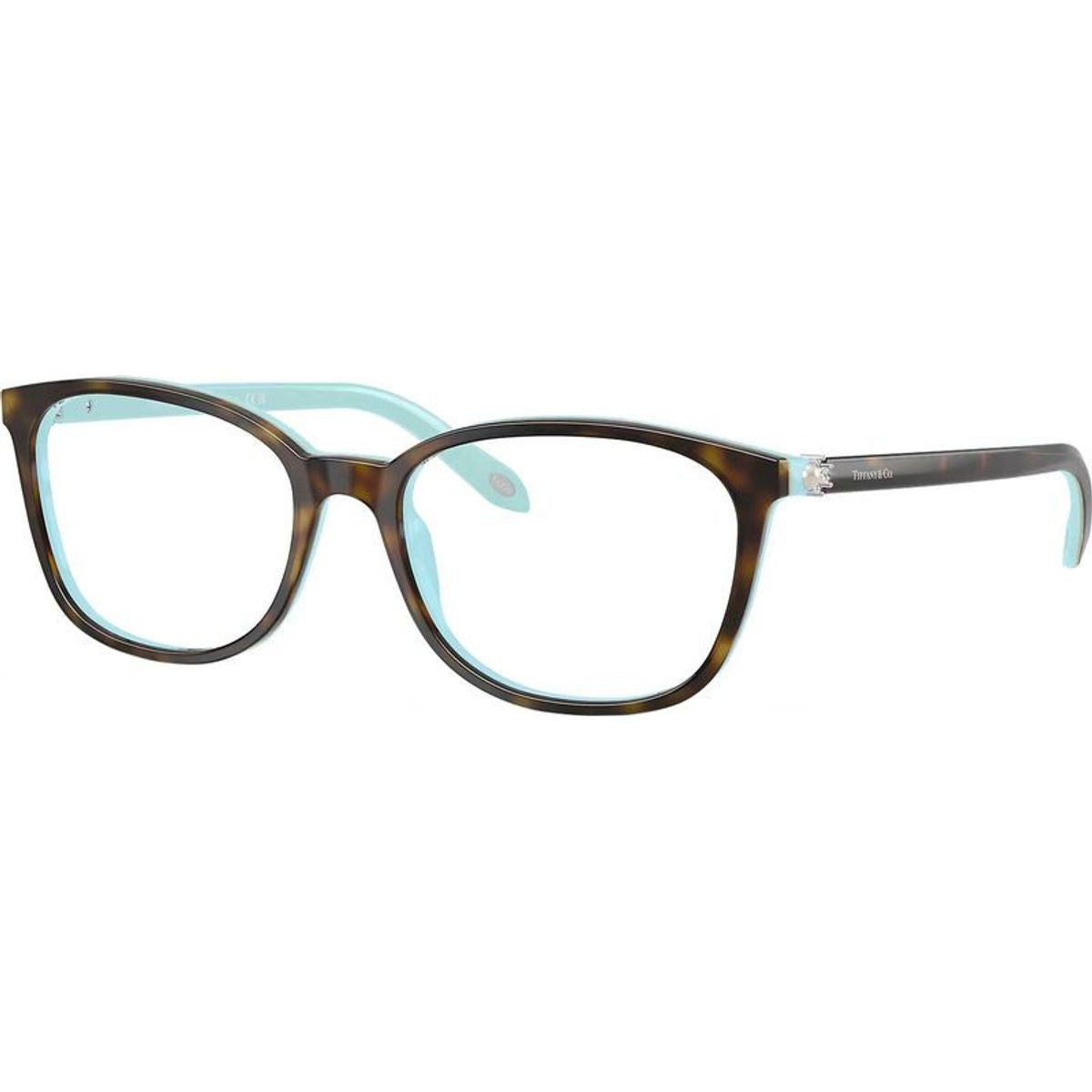 TF2109BF, Havana on Tiffany Blue/Clear Lenses