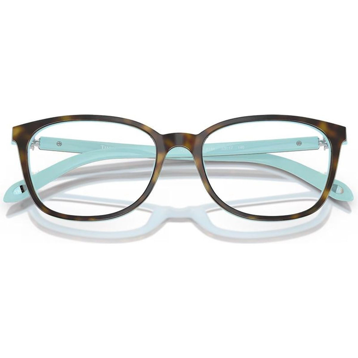 TF2109BF, Havana on Tiffany Blue/Clear Lenses