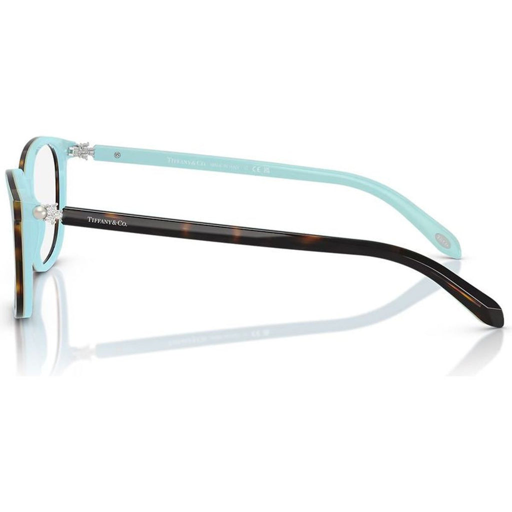 TF2109BF, Havana on Tiffany Blue/Clear Lenses