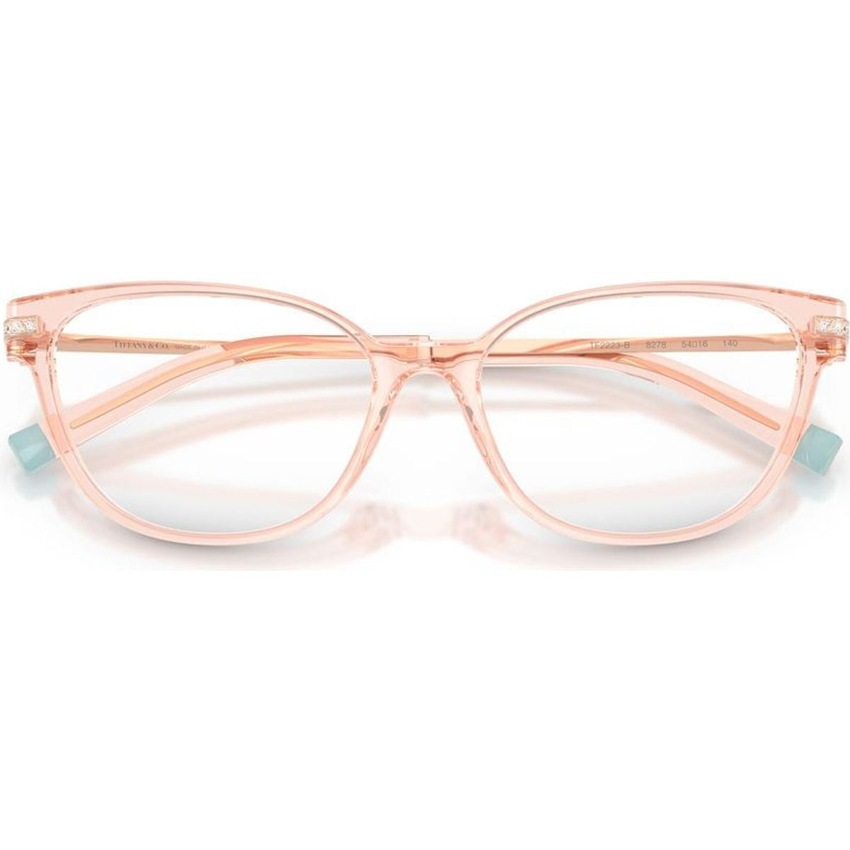 TF2223B, Crystal Nude/Clear Lenses 54 Eye Size