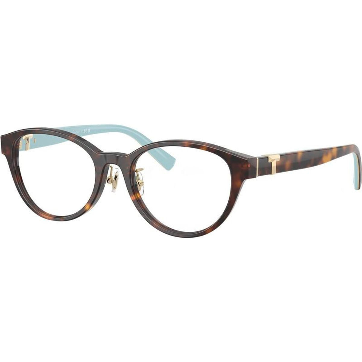 TF2236D, Havana on Tiffany Blue/Clear Lenses