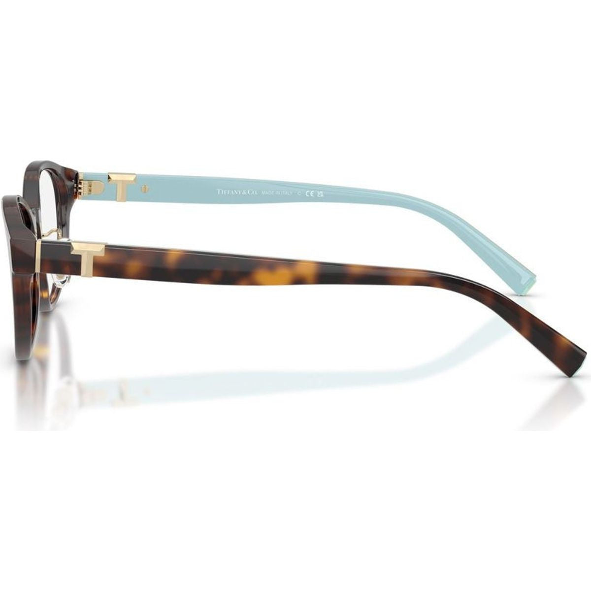 TF2236D, Havana on Tiffany Blue/Clear Lenses