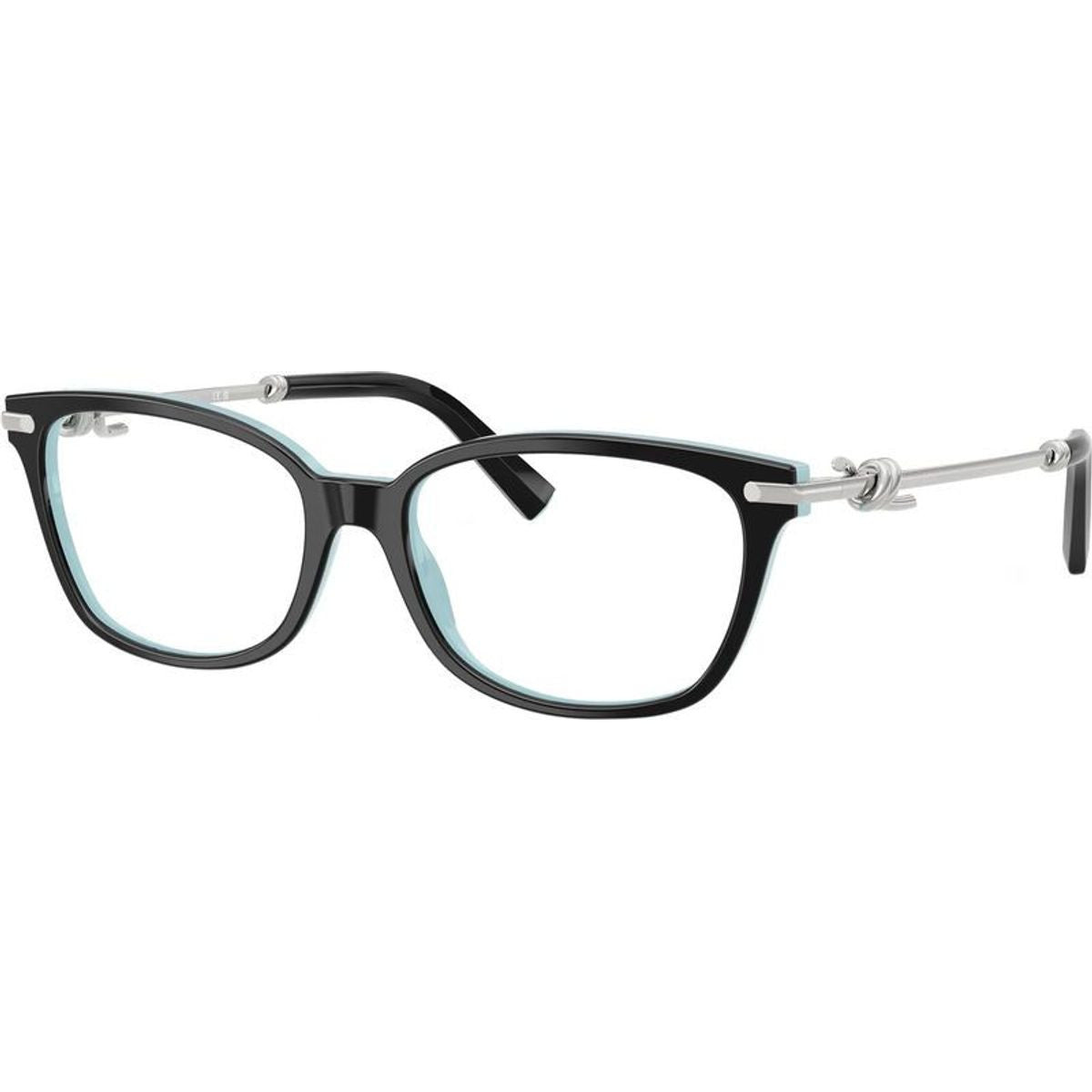 TF2281, Black on Tiffany Blue/Clear Lenses 53 Eye Size