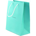 Tiffany & Co. Shopping Bag, Tiffany Blue with White Rope Handle