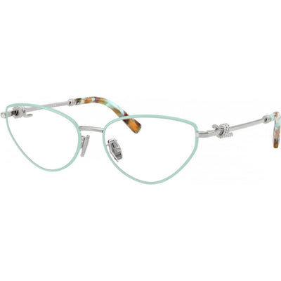 TF1172B, Tiffany Blue on Silver/Clear Lenses 54 Eye Size