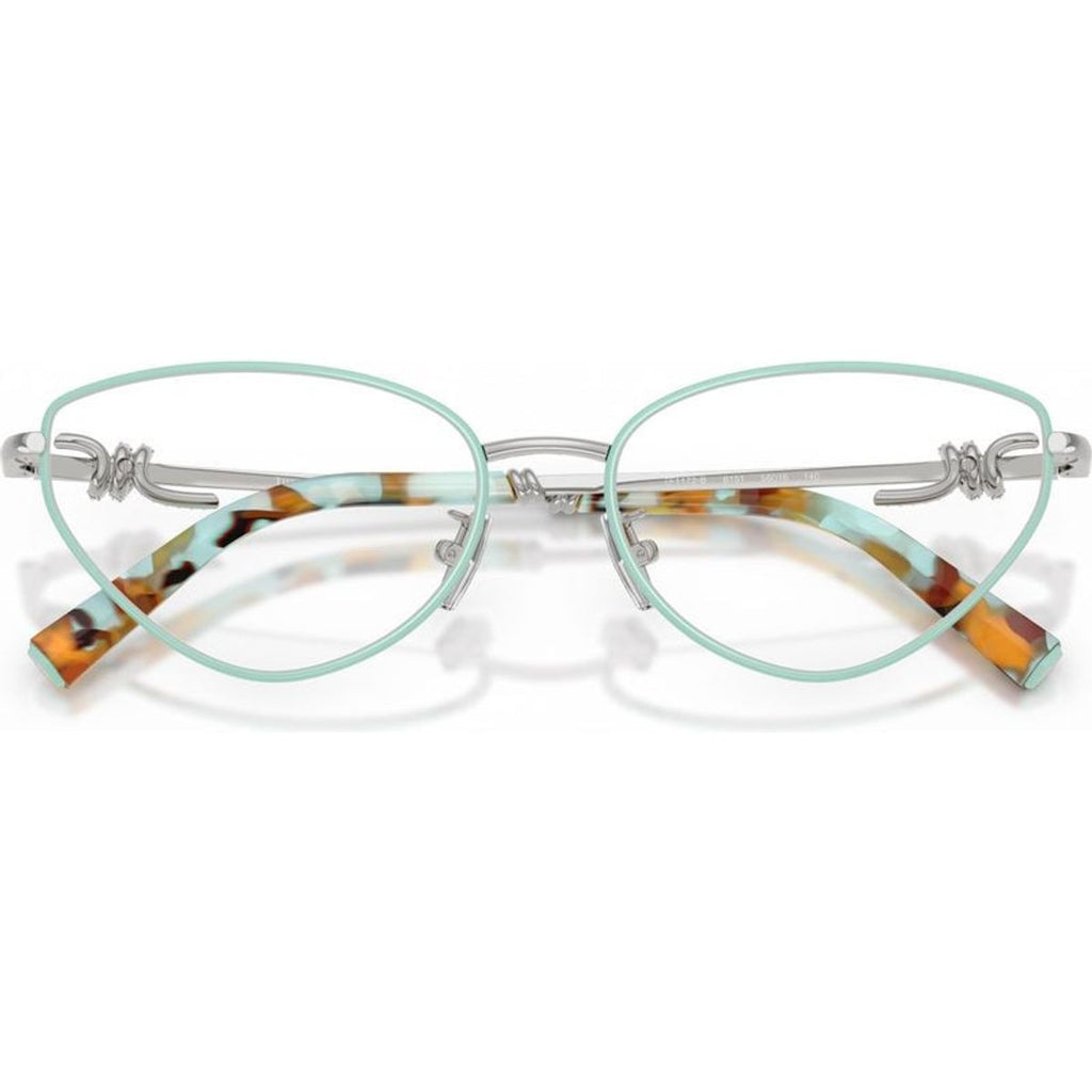 TF1172B, Tiffany Blue on Silver/Clear Lenses 54 Eye Size