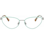 TF1172B, Tiffany Blue on Silver/Clear Lenses 54 Eye Size