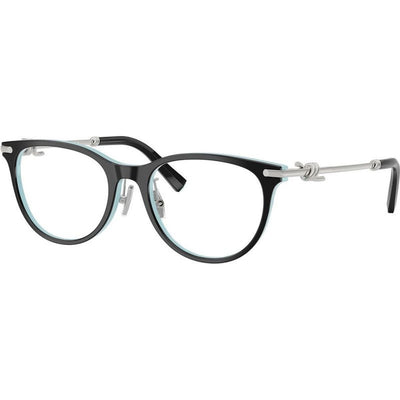 TF2279D, Black on Tiffany Blue/Clear Lenses