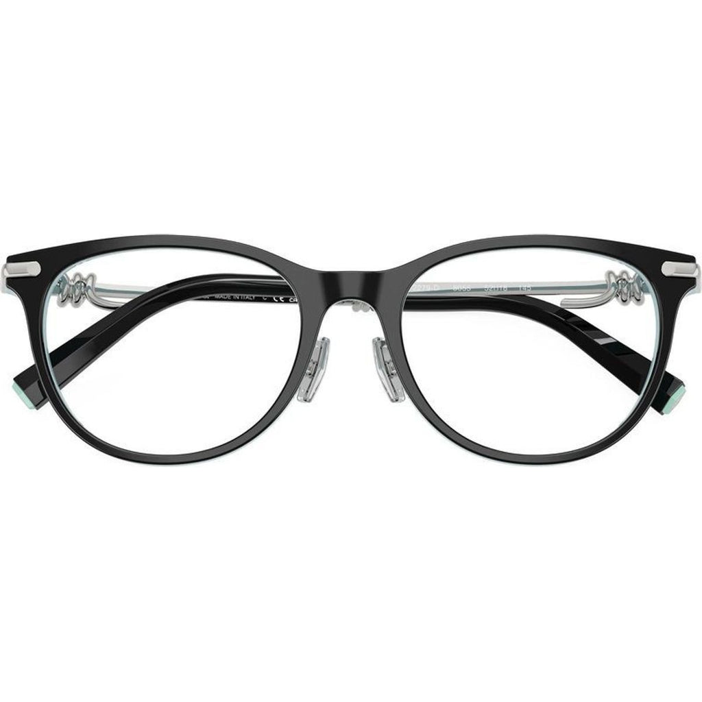 TF2279D, Black on Tiffany Blue/Clear Lenses