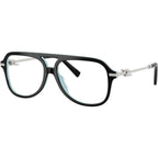 TF2283, Black on Tiffany Blue/Clear Lenses 54 Eye Size