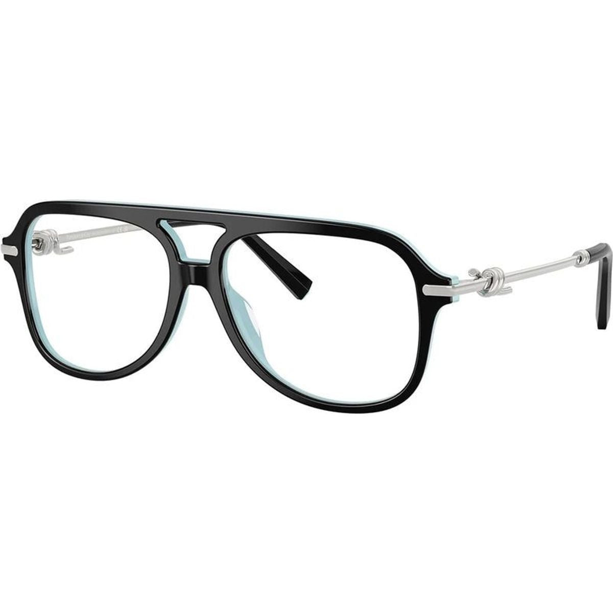 TF2283, Black on Tiffany Blue/Clear Lenses 54 Eye Size