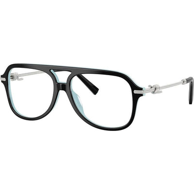 TF2283, Black on Tiffany Blue/Clear Lenses 54 Eye Size